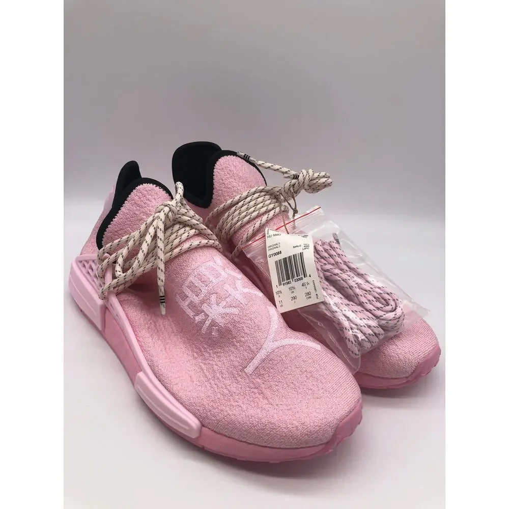 adidas Men's NMD HU Human Race x Pharrell Pink 2021 GY0088 Size 11 NIB